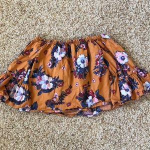 Agaci off shoulder floral top